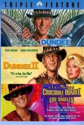 Filme Crocodilo Dundee 1, 2 e 3 1986 - 2001