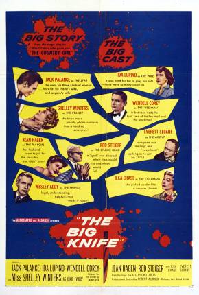 Filme A Grande Chantagem / The Big Knife - Legendado 1955